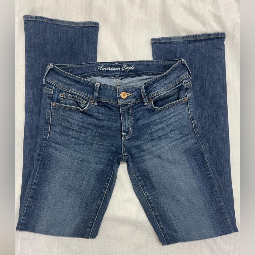 American Eagle Outfitters Blue Boot Cut Jeans Classic Style